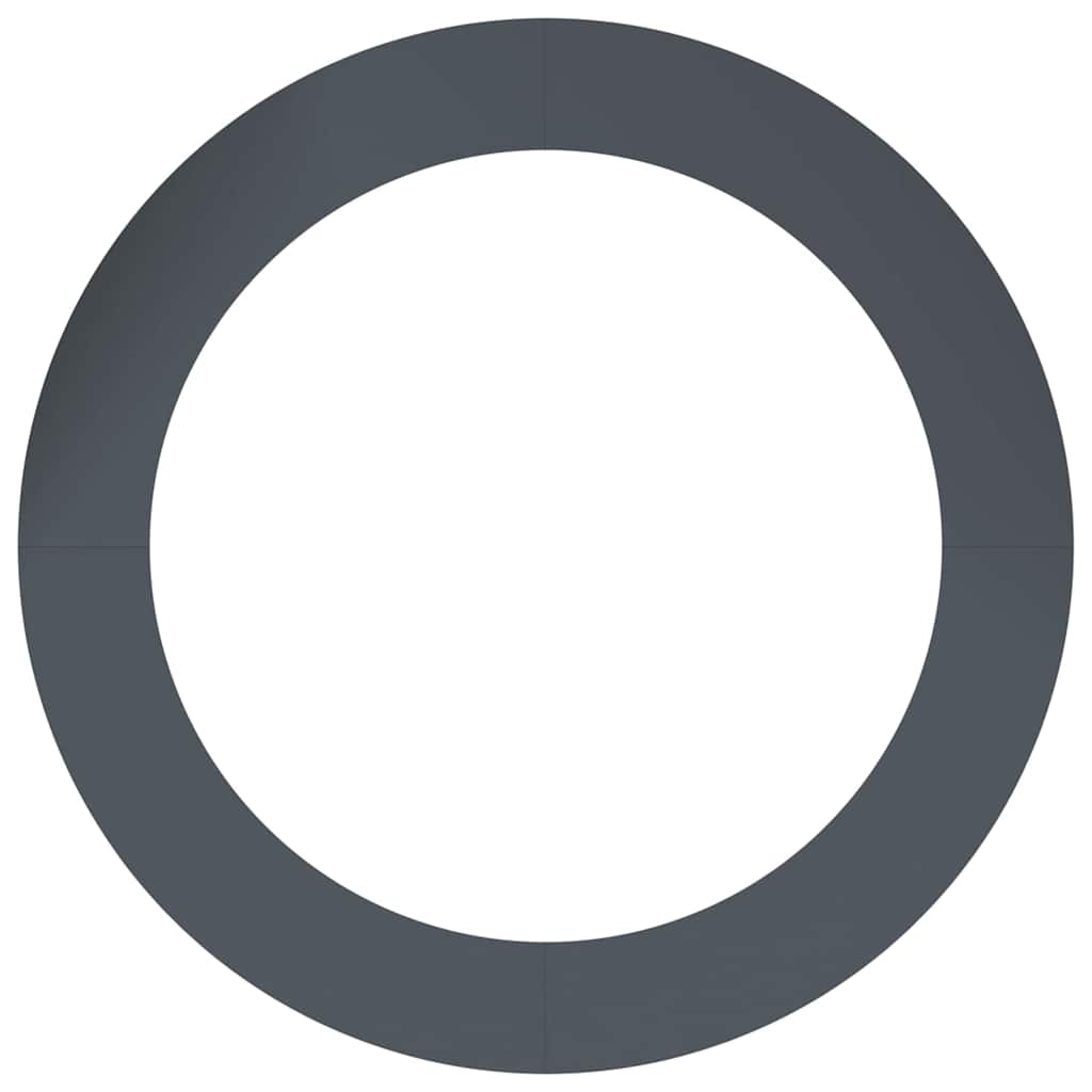 tinkamas plokščiam medžio žiedui Antracitas Ø90 / 120 cm Plienas