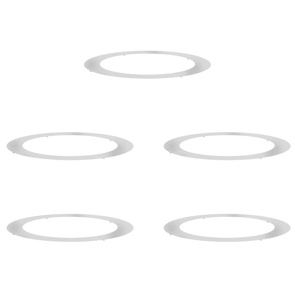 tinkamas plokštiems medžio žiedams 5 pcs Sidabro Ø90 / 120 cm