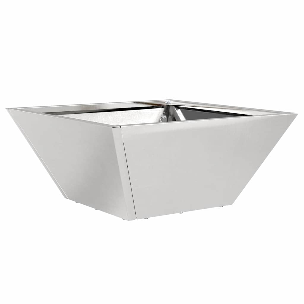 Sodo vazonas 5 pcs Sidabro 35 x 35 x 15 cm Nerūdijantis Plienas