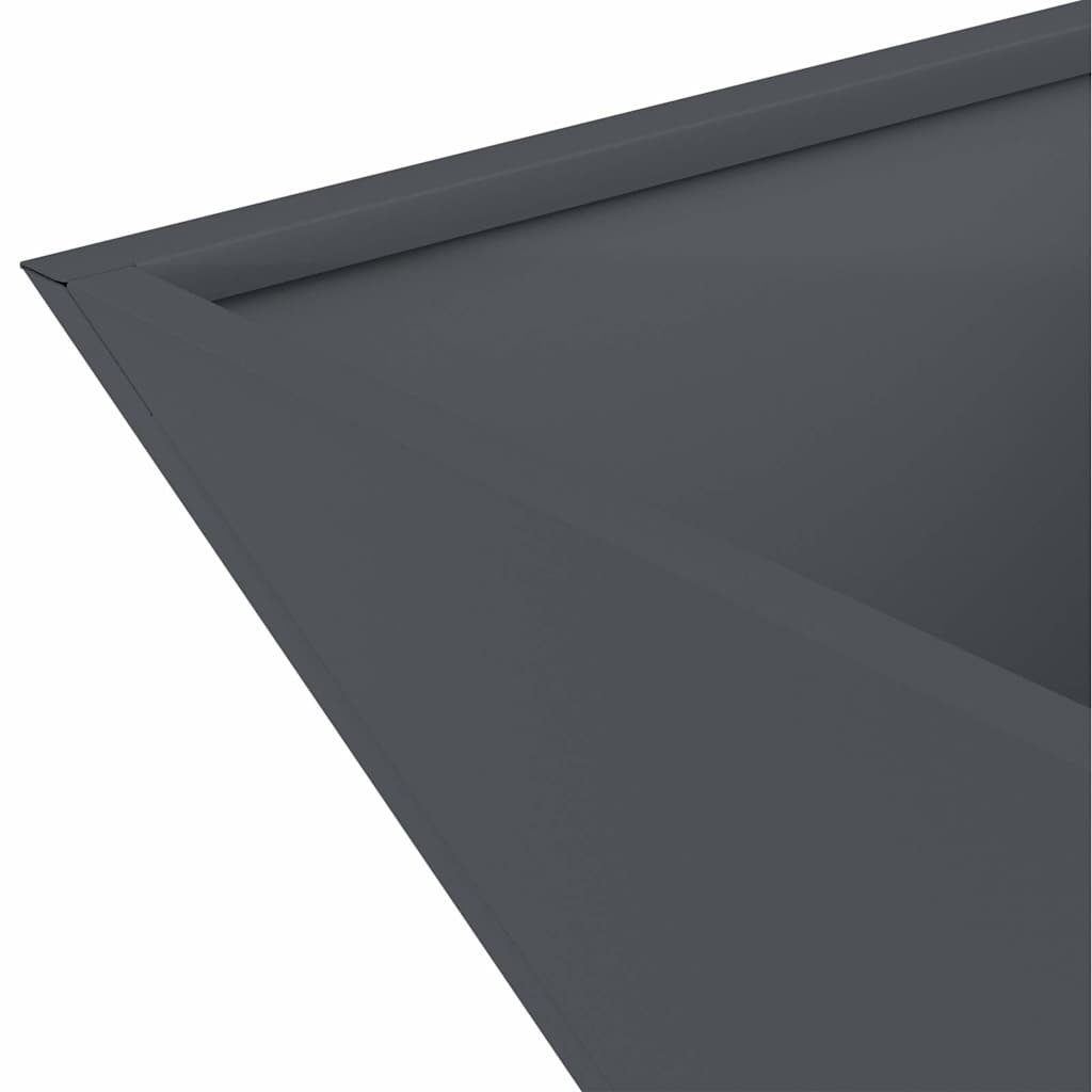 Sodo vazonas 5 pcs Antracitas 40 x 40 x 15 cm