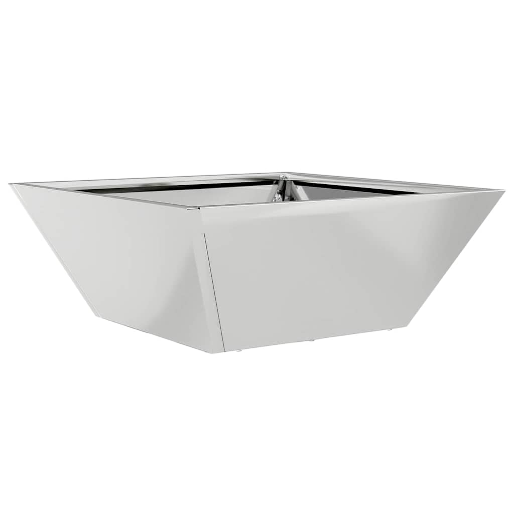 Sodo vazonas Sidabro 40 x 40 x 15 cm Cinkuota plienas