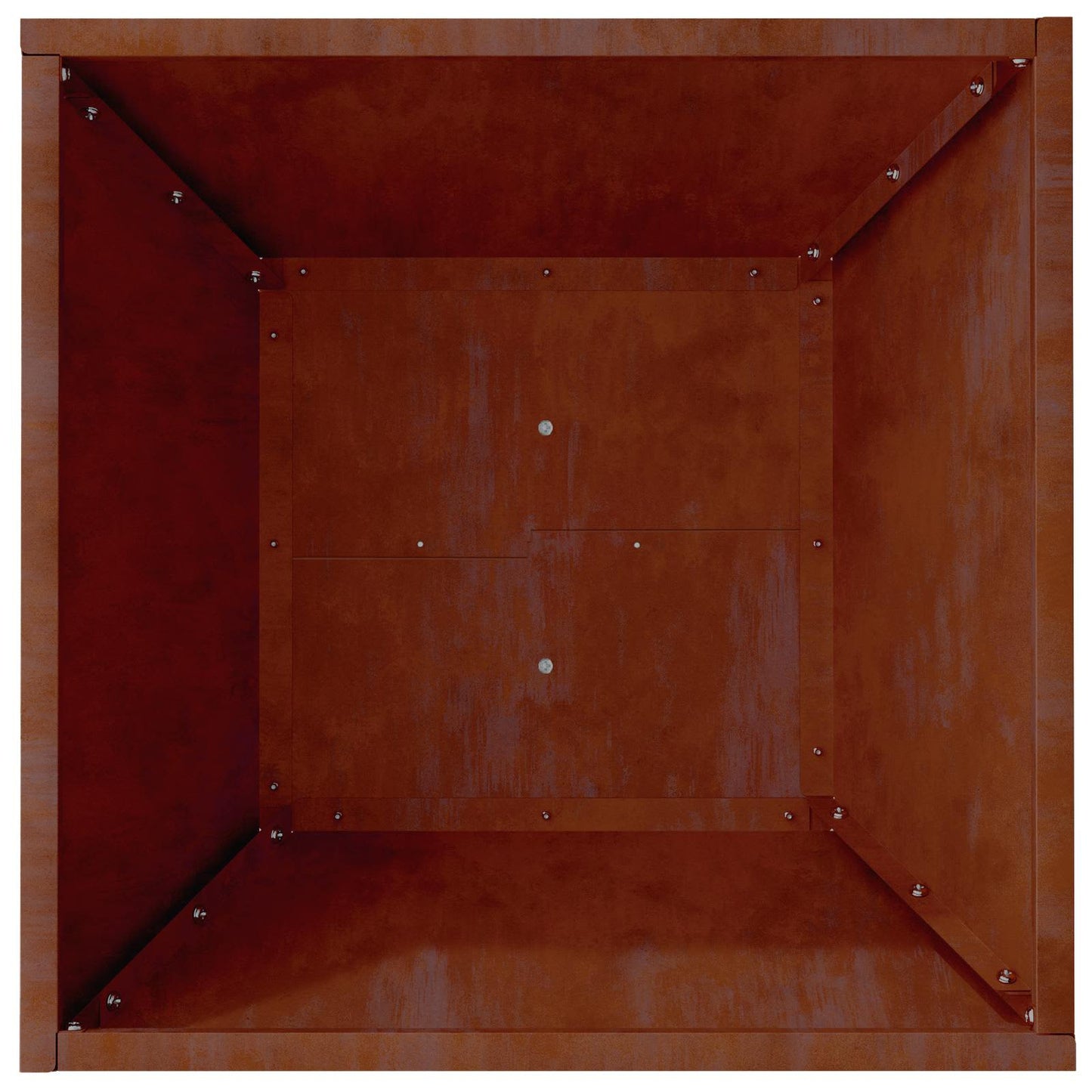 Sodo vazonas 5 pcs Rūdijanti 40 x 40 x 15 cm