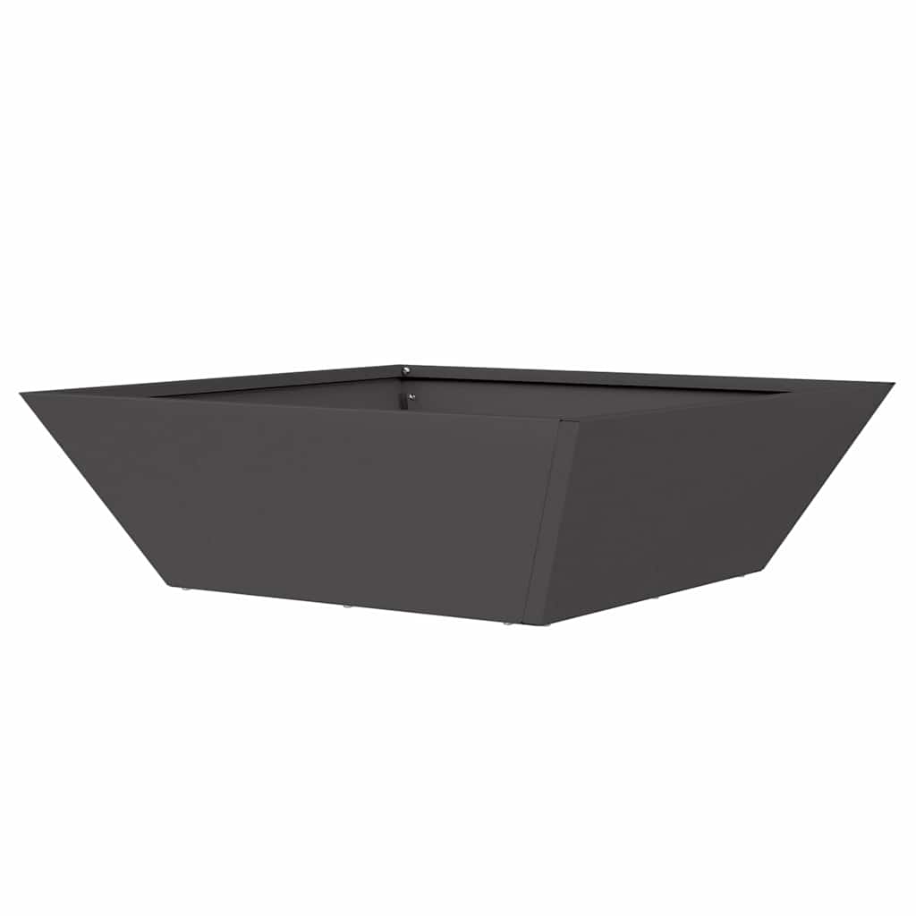Sodo vazonas Juoda 50 x 50 x 15 cm Šaltai valcuotas plienas
