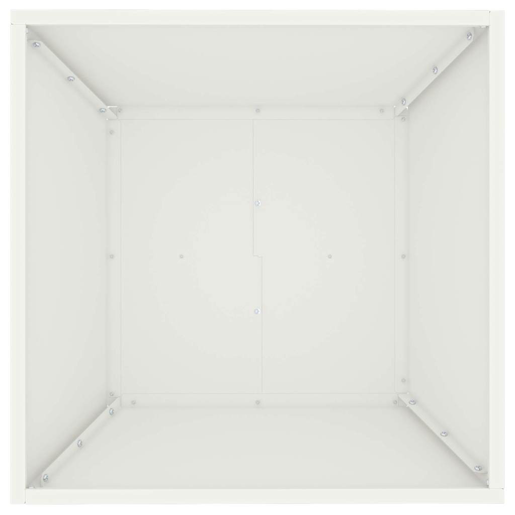 Sodo vazonas 5 pcs Balta 50 x 50 x 15 cm