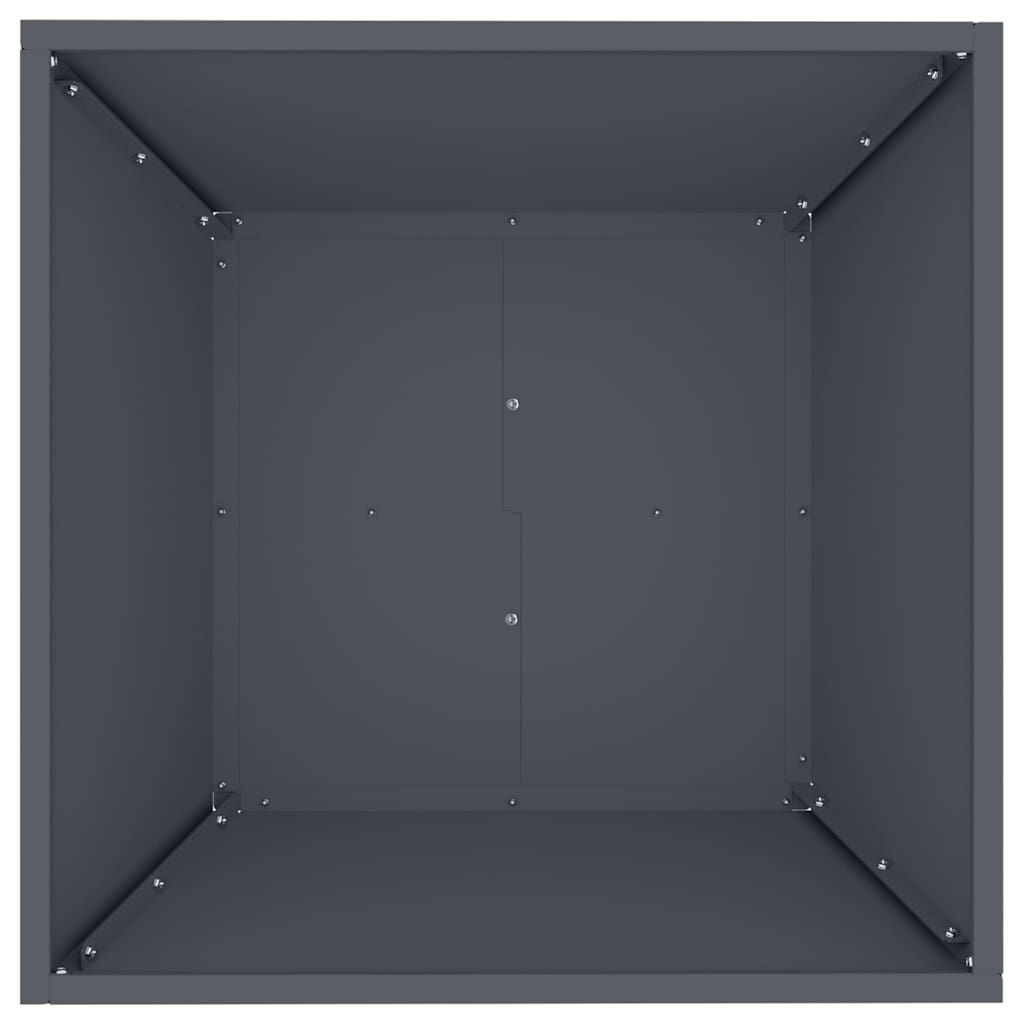 Sodo vazonas Antracitas 50 x 50 x 15 cm