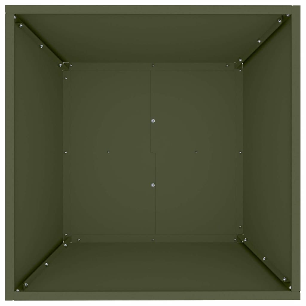 Sodo vazonas Alyvuogių žalia 50 x 50 x 15 cm