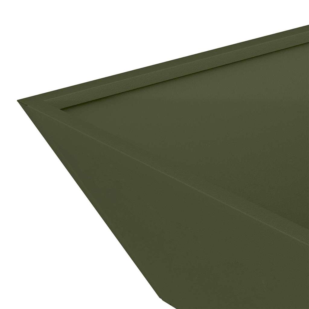 Sodo vazonas 5 pcs Alyvuogių žalia 50 x 50 x 15 cm