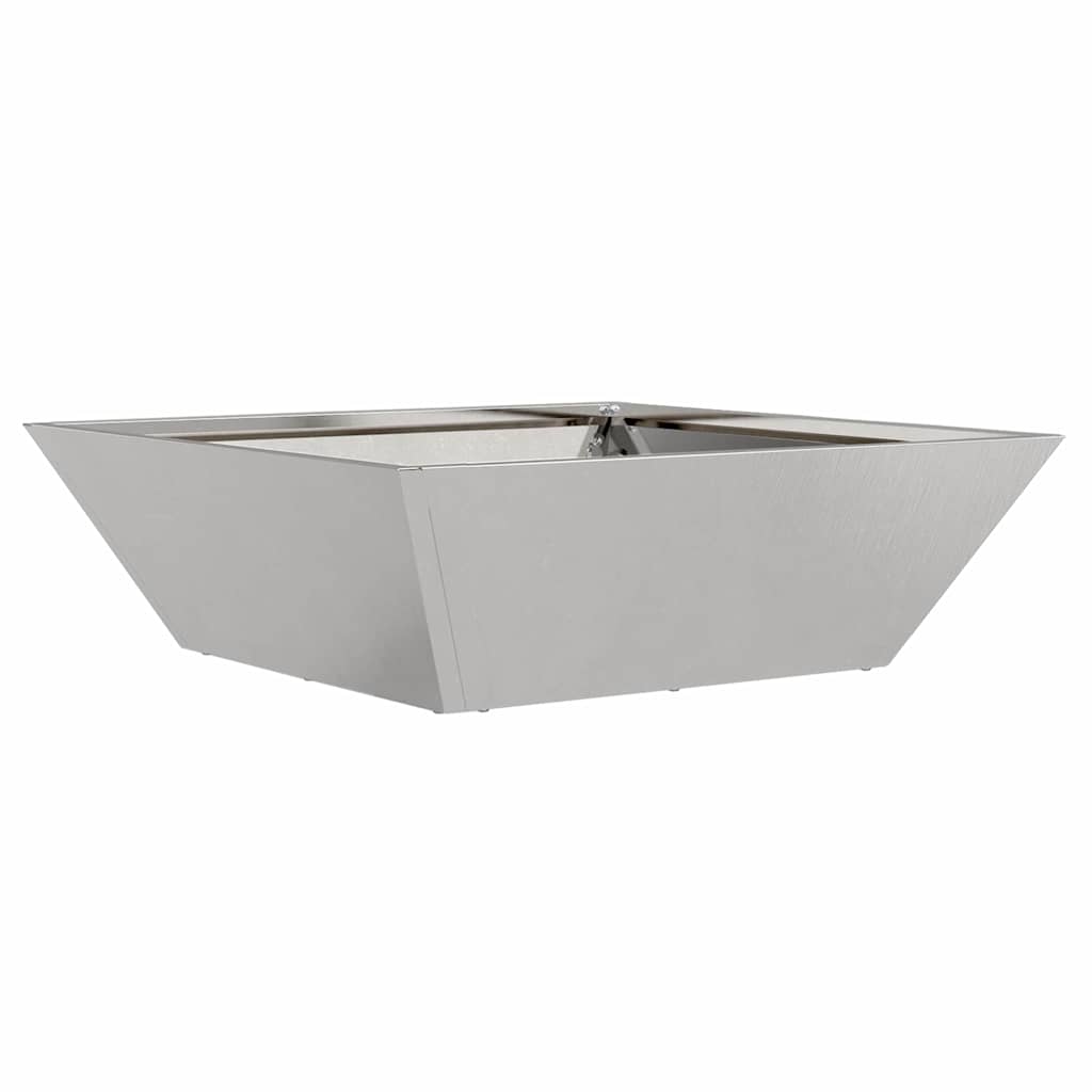 Sodo vazonas Sidabro 50 x 50 x 15 cm Nerūdijantis Plienas
