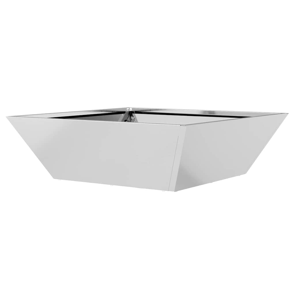 Sodo vazonas Sidabro 50 x 50 x 15 cm Cinkuota plienas