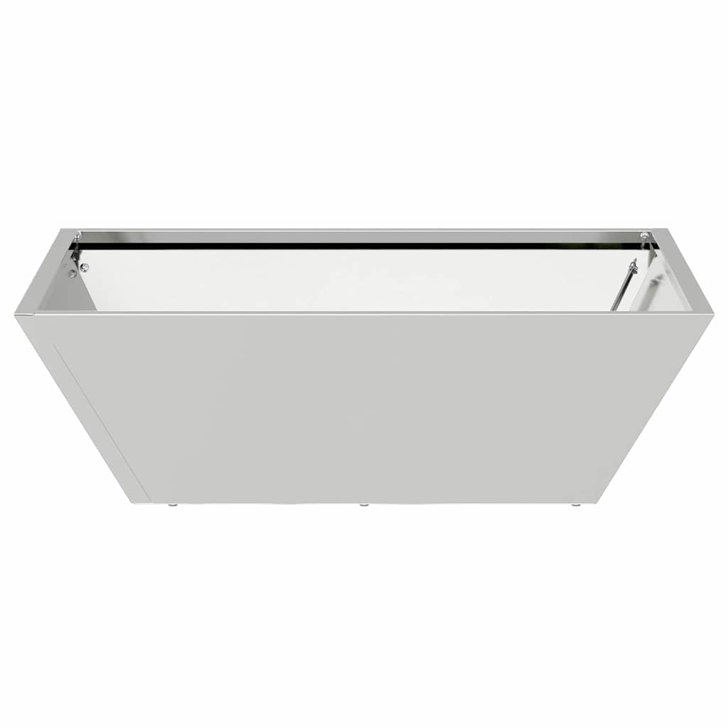 Sodo vazonas Sidabro 50 x 50 x 15 cm Cinkuota plienas