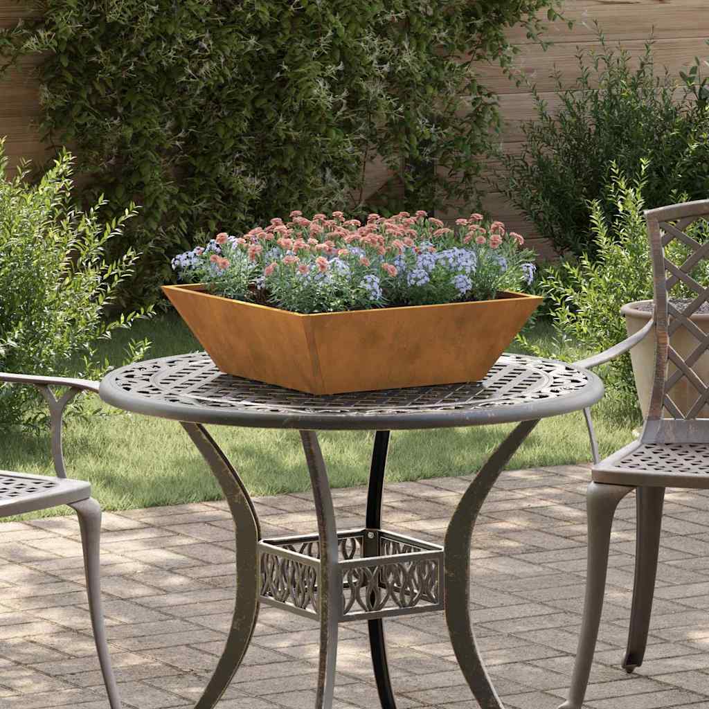 Sodo vazonas 5 pcs Rūdijanti 50 x 50 x 15 cm