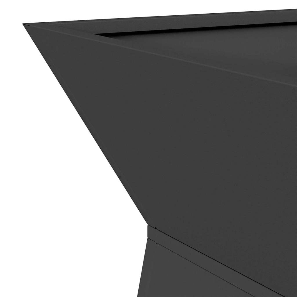 Stulpinis sodinukas 2 pcs Juoda 35 x 35 x 73 cm