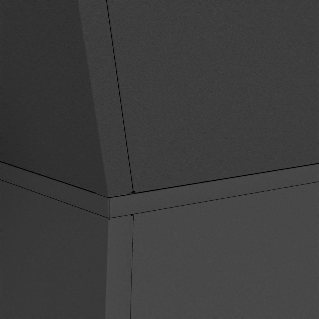 Stulpinis sodinukas 2 pcs Juoda 35 x 35 x 73 cm