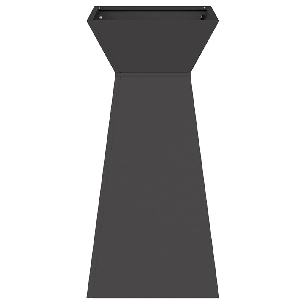 Stulpinis sodinukas 2 pcs Juoda 35 x 35 x 73 cm