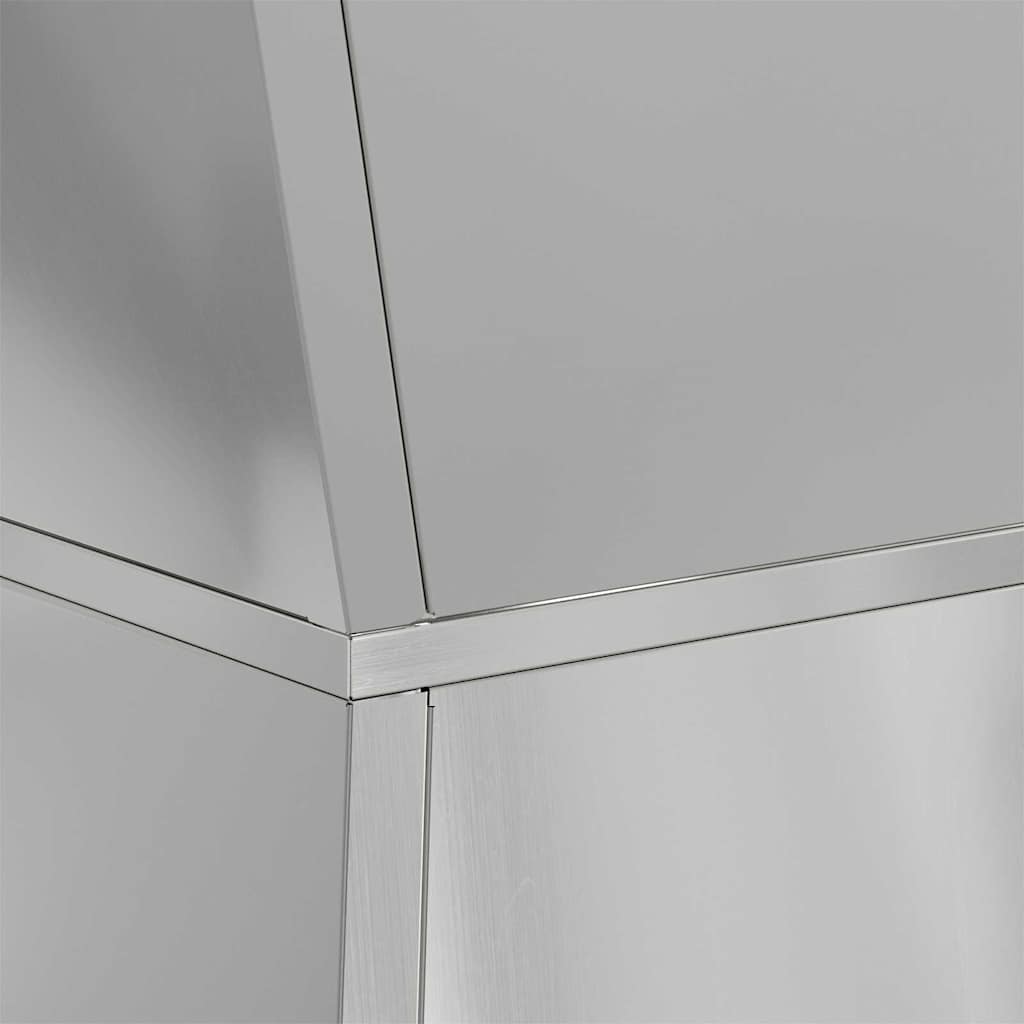 Stulpinis sodinukas 2 pcs Sidabro 35 x 35 x 73 cm