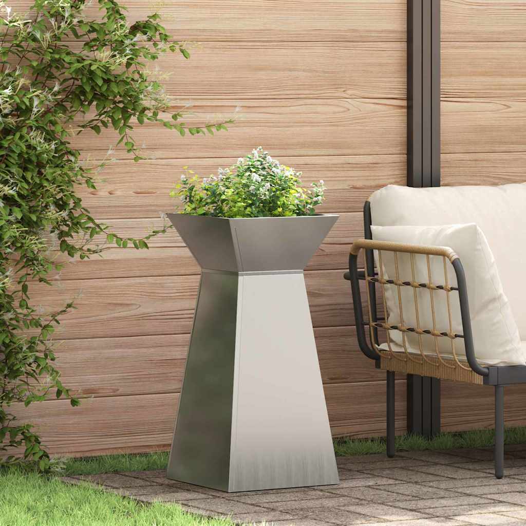 Stulpinis sodinukas 2 pcs Sidabro 35 x 35 x 73 cm