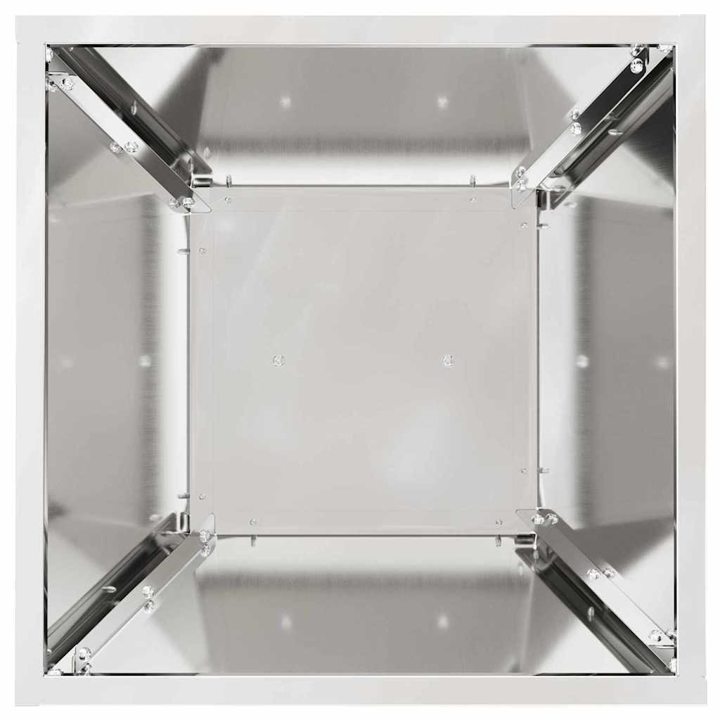 Stulpinis sodinukas 2 pcs Sidabro 35 x 35 x 73 cm