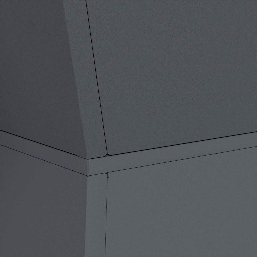 Stulpinis sodinukas 2 pcs Antracitas 40 x 40 x 100 cm