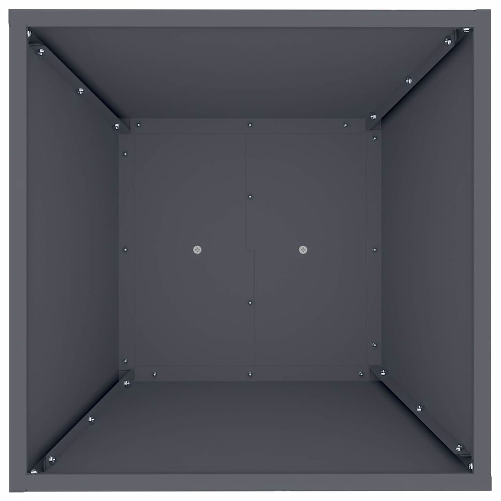 Stulpinis sodinukas 2 pcs Antracitas 40 x 40 x 100 cm