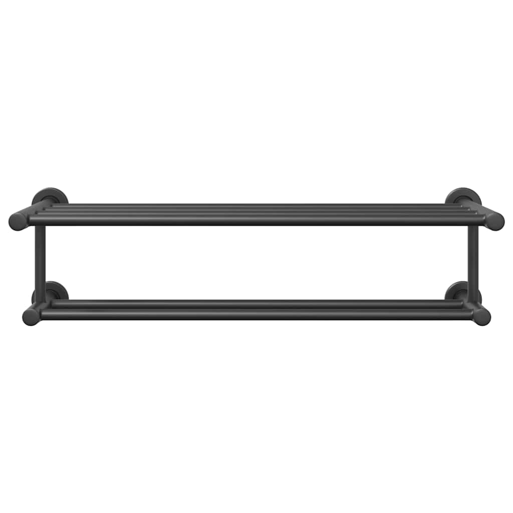 Rankšluosčių stovas Juoda 61 x 23 x 17 cm Nerūdijantis plienas