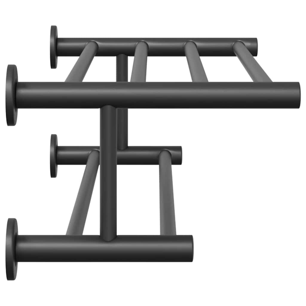 Rankšluosčių stovas Juoda 61 x 23 x 17 cm Nerūdijantis plienas