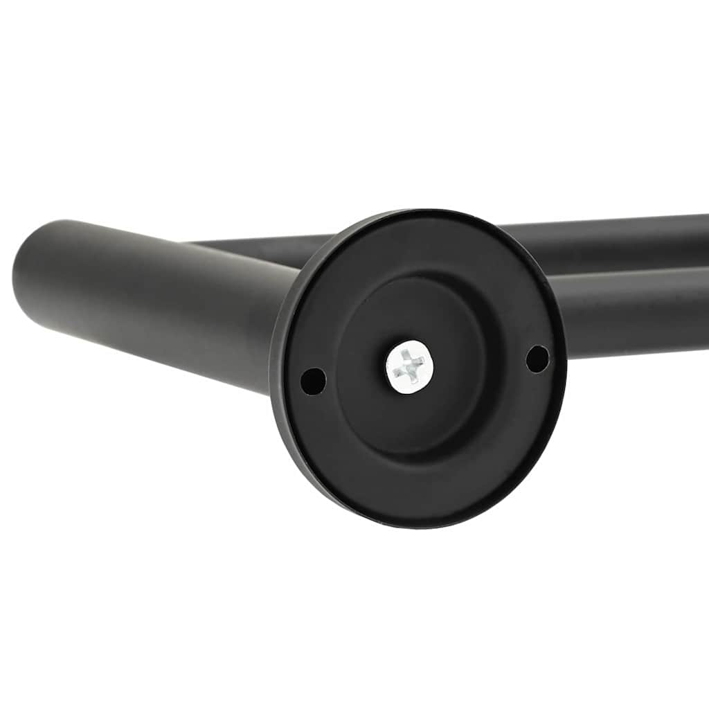 Rankšluosčių stovas Juoda 61 x 14.5 x 5 cm Nerūdijantis plienas