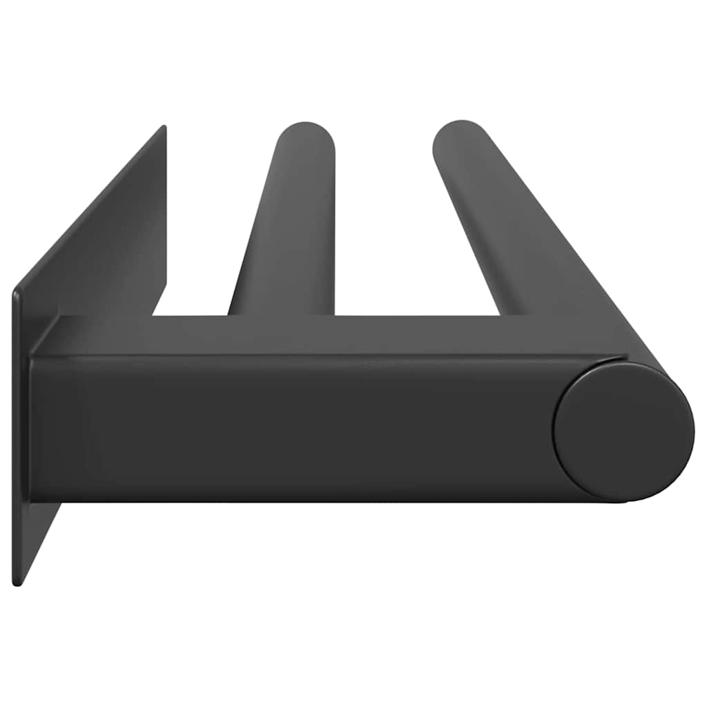 Rankšluosčių stovas Juoda 40 x 9 x 4 cm Nerūdijantis plienas