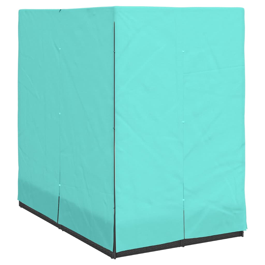 Dvigubas saulės gultas Turkio 205 x 129 x 200 cm poliratanas