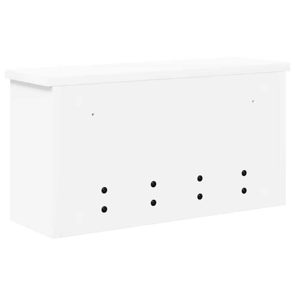 Prikabinamas paltas Balta 50 x 16 x 26 cm Apdirbta mediena