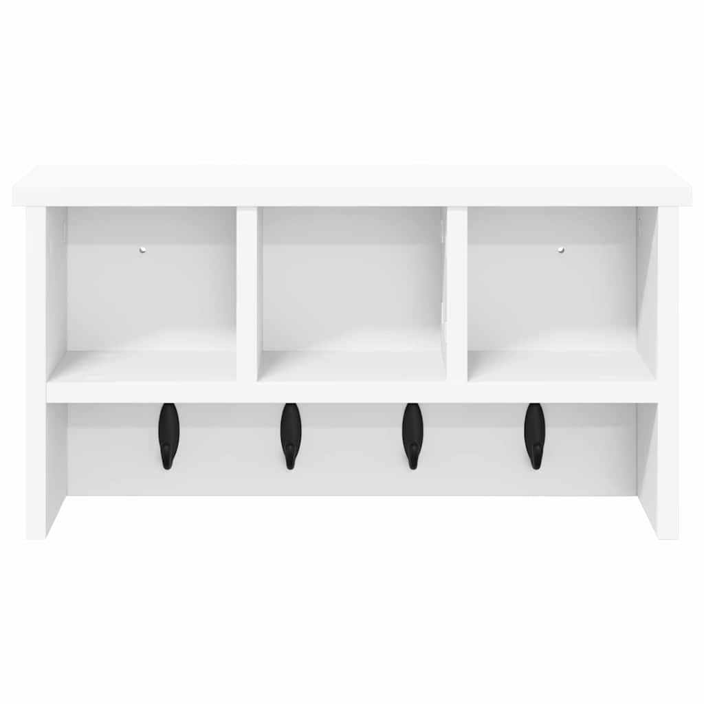 Prikabinamas paltas Balta 50 x 16 x 26 cm Apdirbta mediena