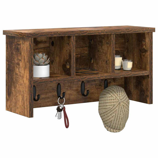 Prikabinamas paltas su lentyna Dūminio ąžuolo 50 x 16 x 26 cm