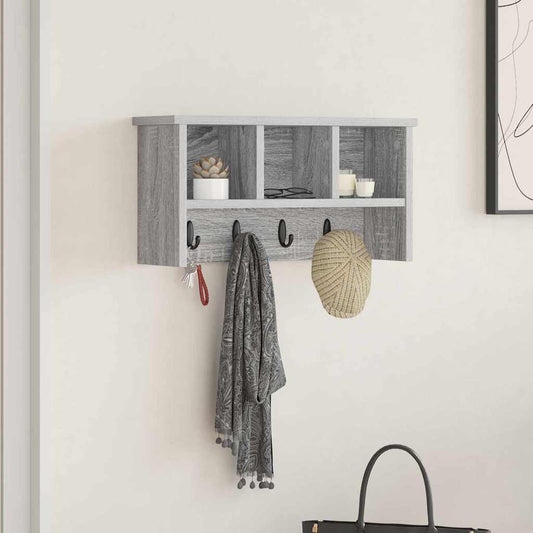 Prikabinamas paltas Pilka sonoma ąžuolo 50 x 16 x 26 cm