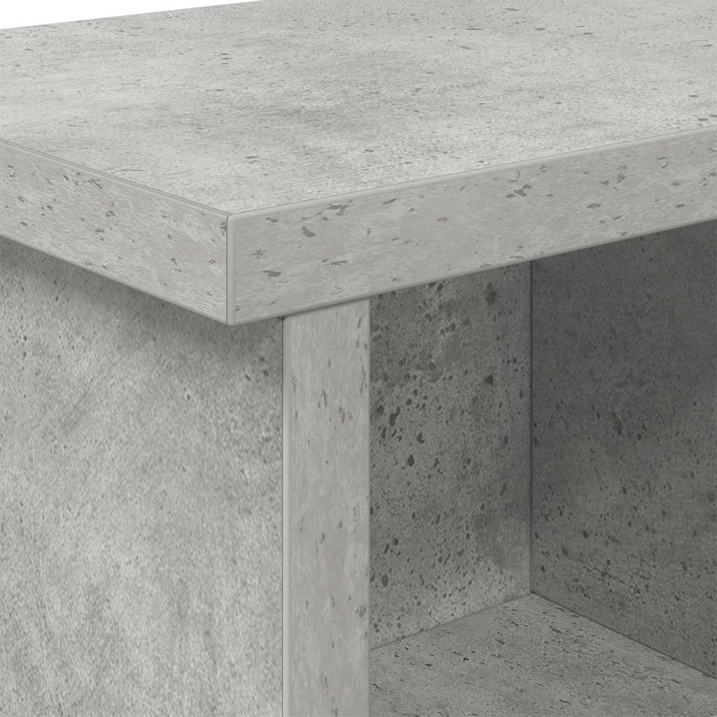 Prikabinamas paltas su lentyna Betono pilka 75 x 16 x 26 cm