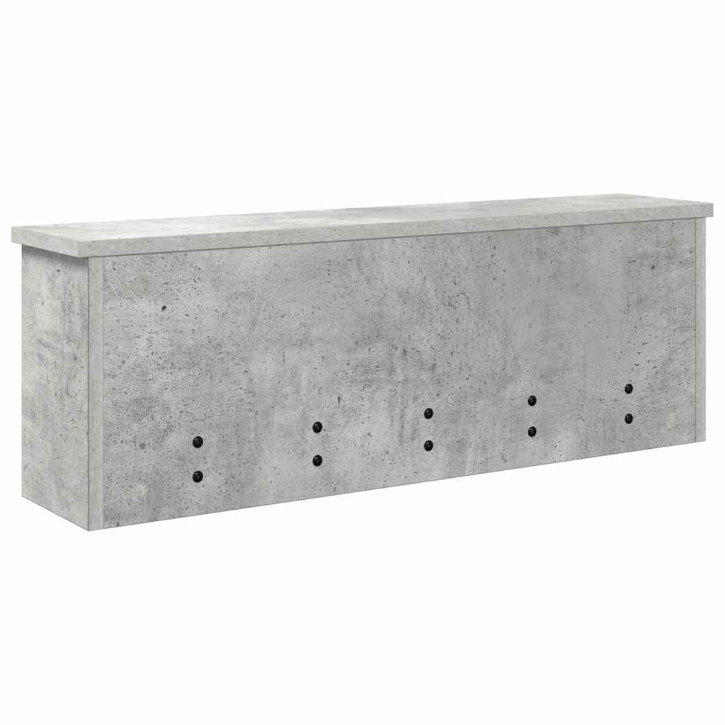 Prikabinamas paltas su lentyna Betono pilka 75 x 16 x 26 cm