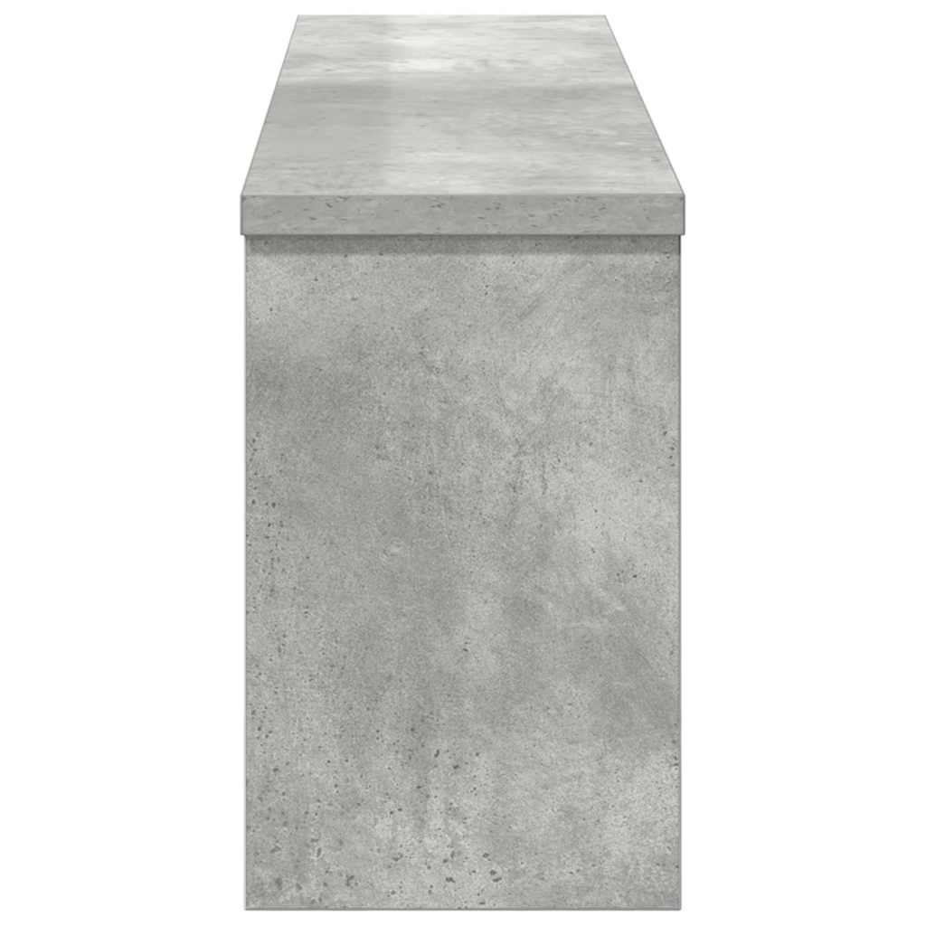 Prikabinamas paltas su lentyna Betono pilka 75 x 16 x 26 cm