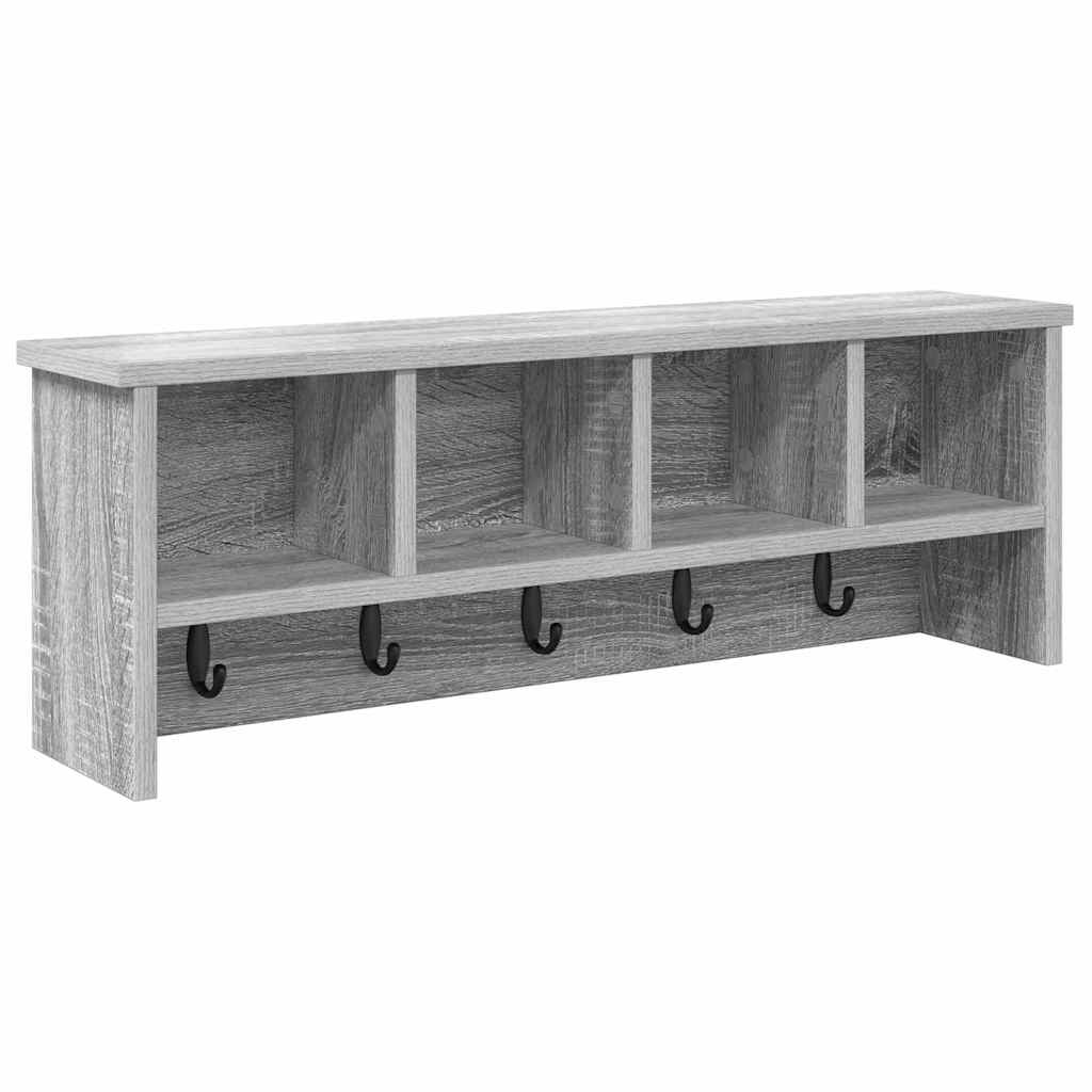Prikabinamas paltas Pilka sonoma ąžuolo 75 x 16 x 26 cm
