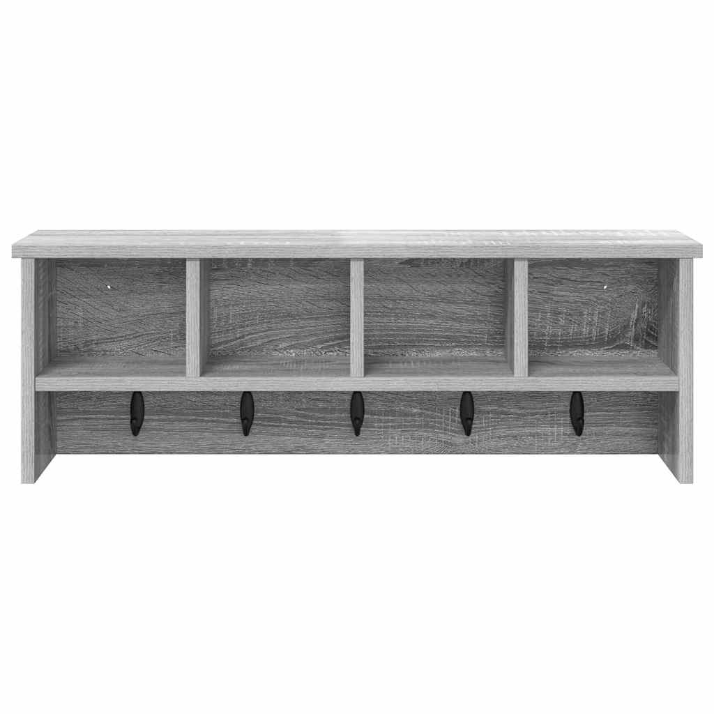 Prikabinamas paltas Pilka sonoma ąžuolo 75 x 16 x 26 cm