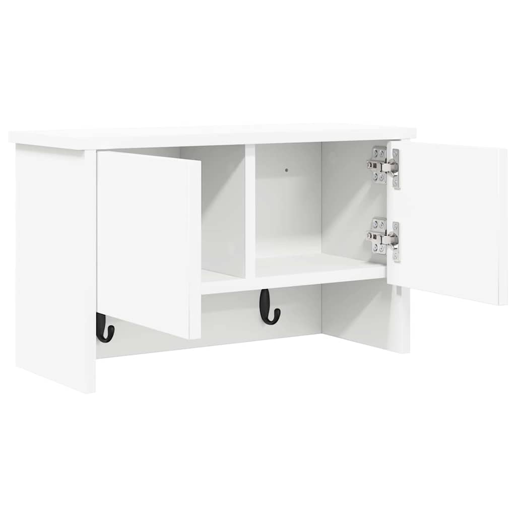 Prikabinamas paltas Balta 50 x 20 x 30 cm Apdirbta mediena