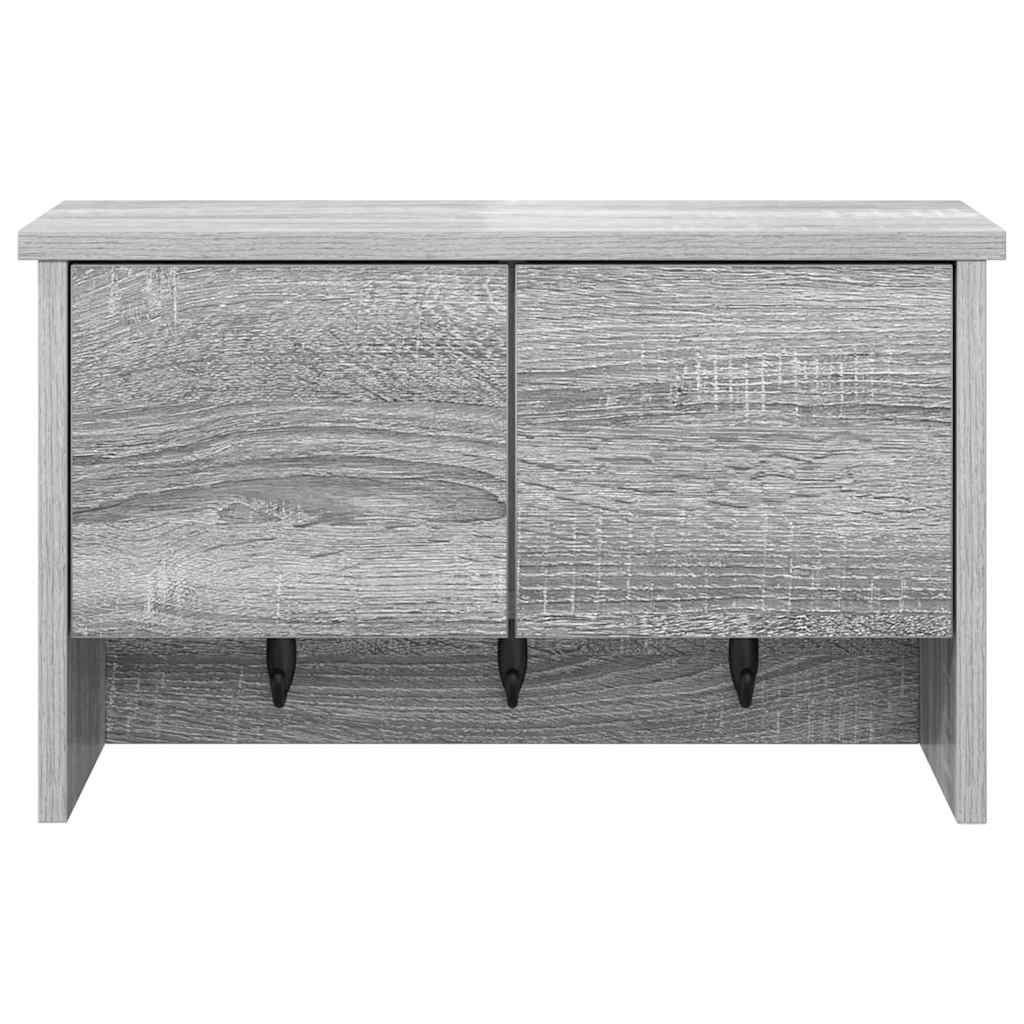 Prikabinamas paltas Pilka sonoma ąžuolo 50 x 20 x 30 cm