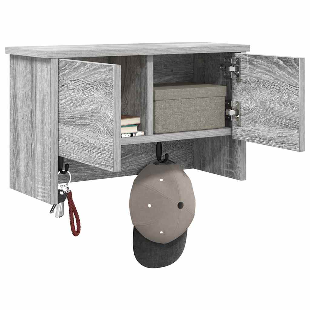 Prikabinamas paltas Pilka sonoma ąžuolo 50 x 20 x 30 cm