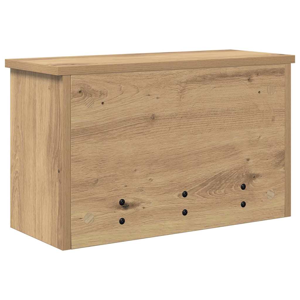 Prikabinamas paltas su lentyna artisano ąžuolo 50 x 20 x 30 cm