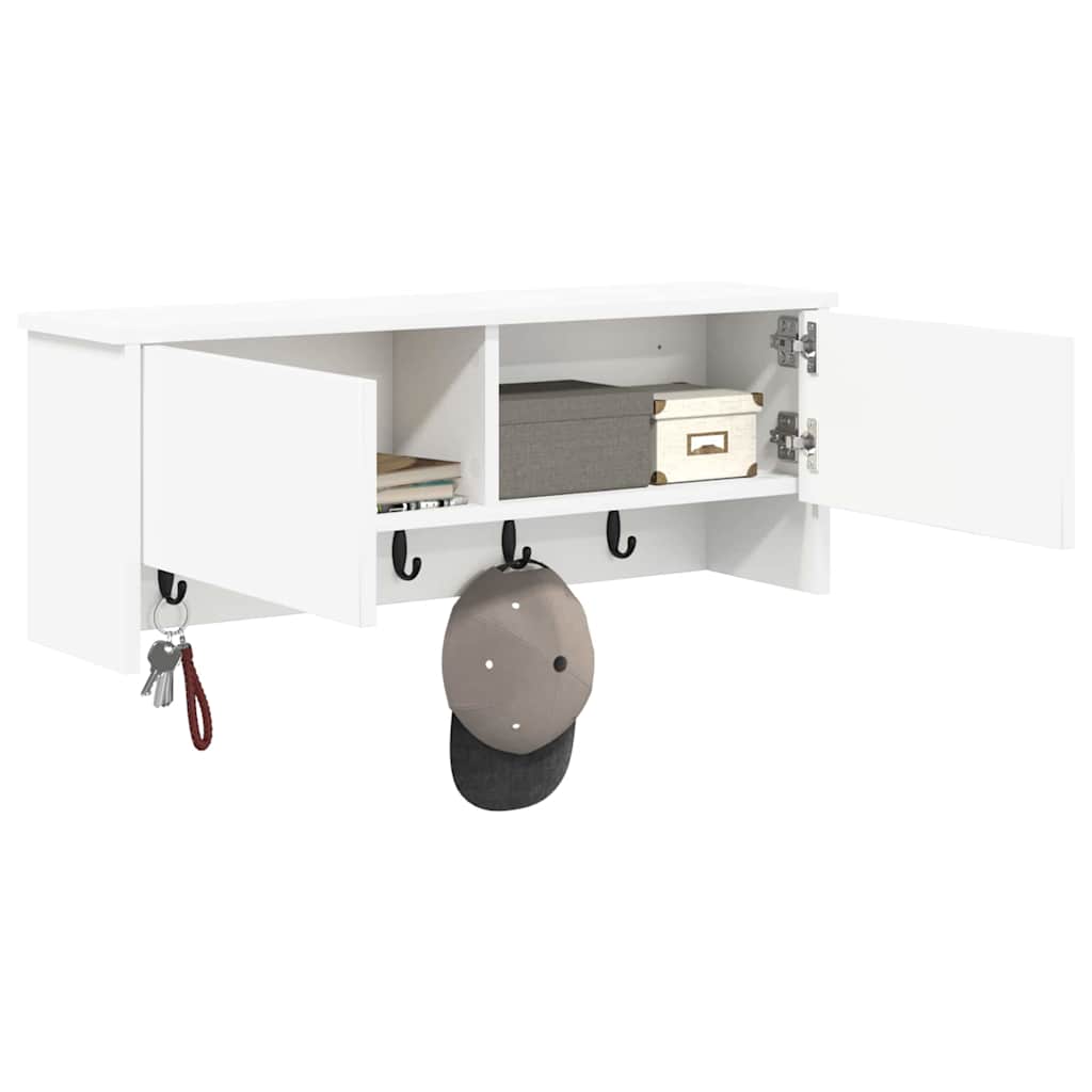 Prikabinamas paltas Balta 80 x 20 x 30 cm Apdirbta mediena