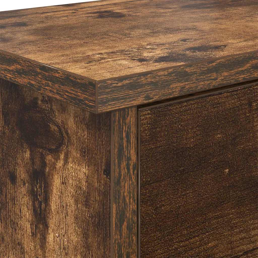 Prikabinamas paltas su lentyna Dūminio ąžuolo 80 x 20 x 30 cm