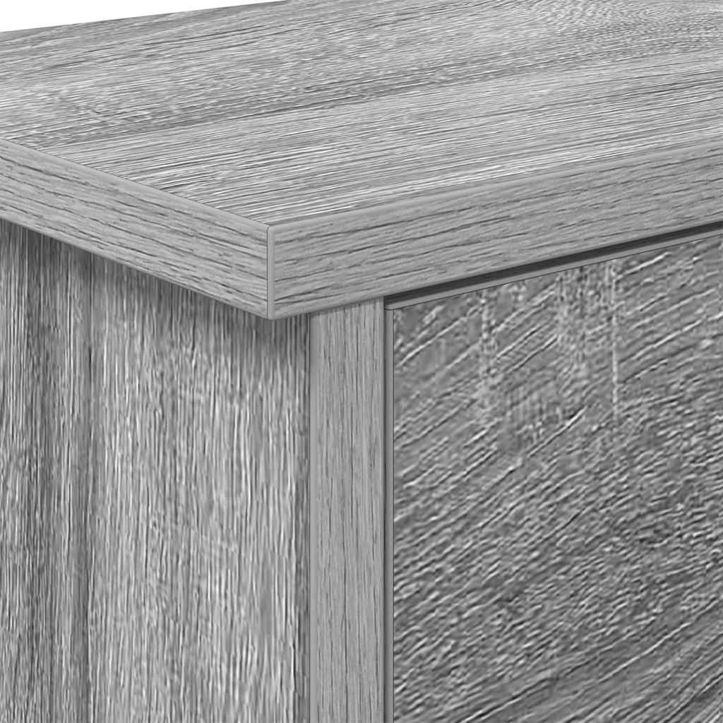 Prikabinamas paltas Pilka sonoma ąžuolo 80 x 20 x 30 cm