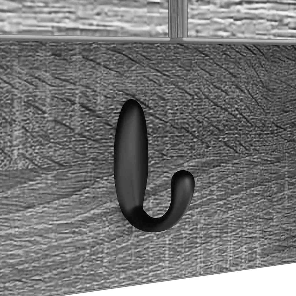 Prikabinamas paltas Pilka sonoma ąžuolo 80 x 20 x 30 cm