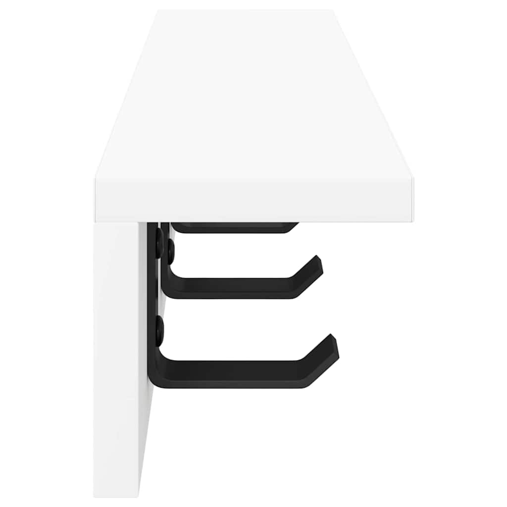 Prikabinamas paltas Balta 40 x 10.5 x 10.5 cm Apdirbta mediena