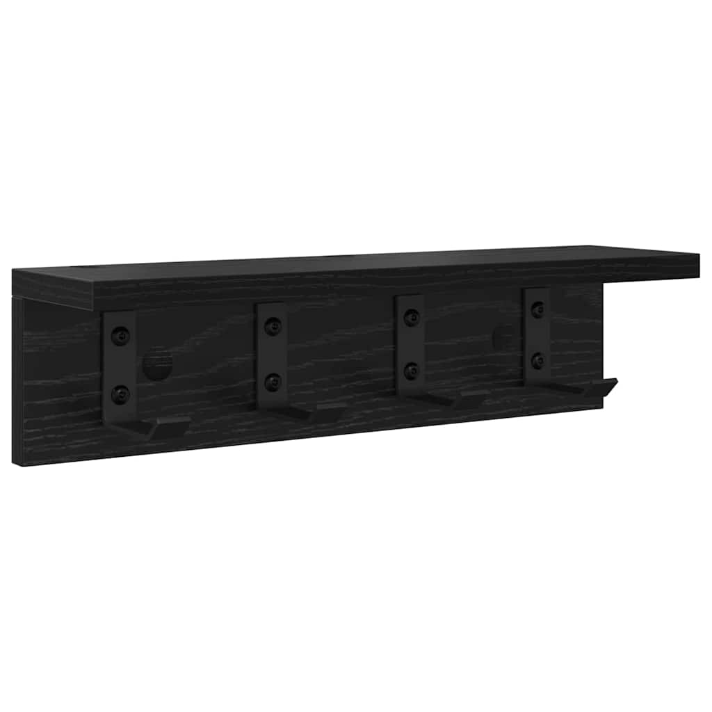 Prikabinamas paltas Juodas ąžuolas 40 x 10,5 x 10,5 cm