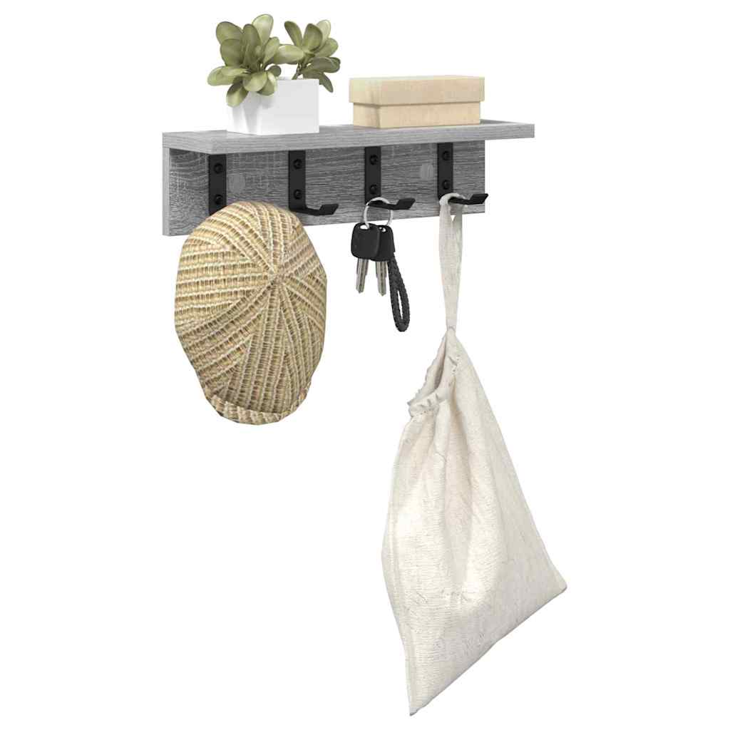 Prikabinamas paltas Pilka sonoma ąžuolo 40 x 10.5 x 10.5 cm