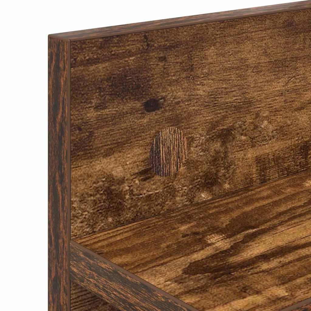 Prikabinamas paltas su lentyna Dūminio ąžuolo 40 x 10.5 x 18 cm