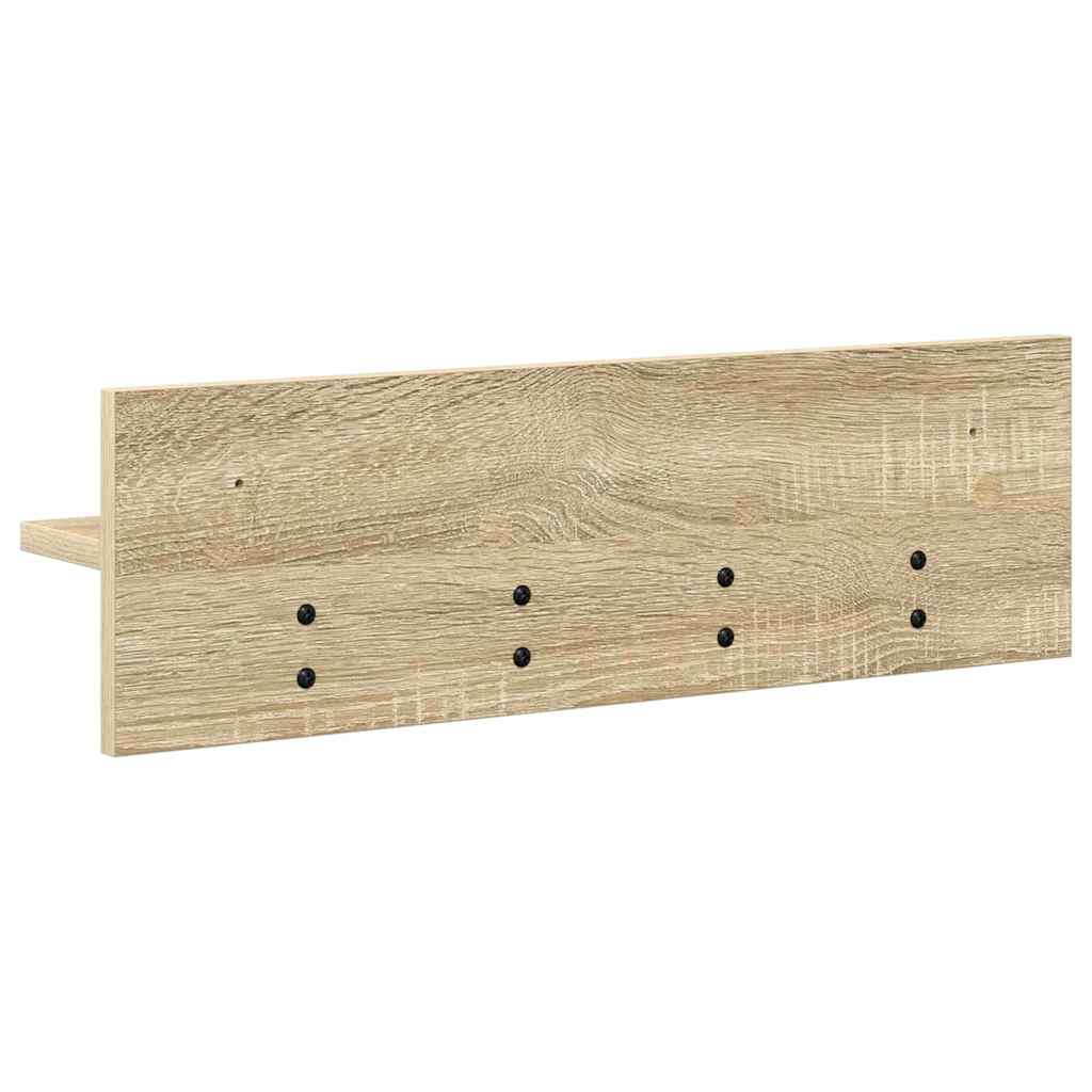 Prikabinamas paltas su lentyna Sonoma ąžuolas 60 x 10.5 x 18 cm